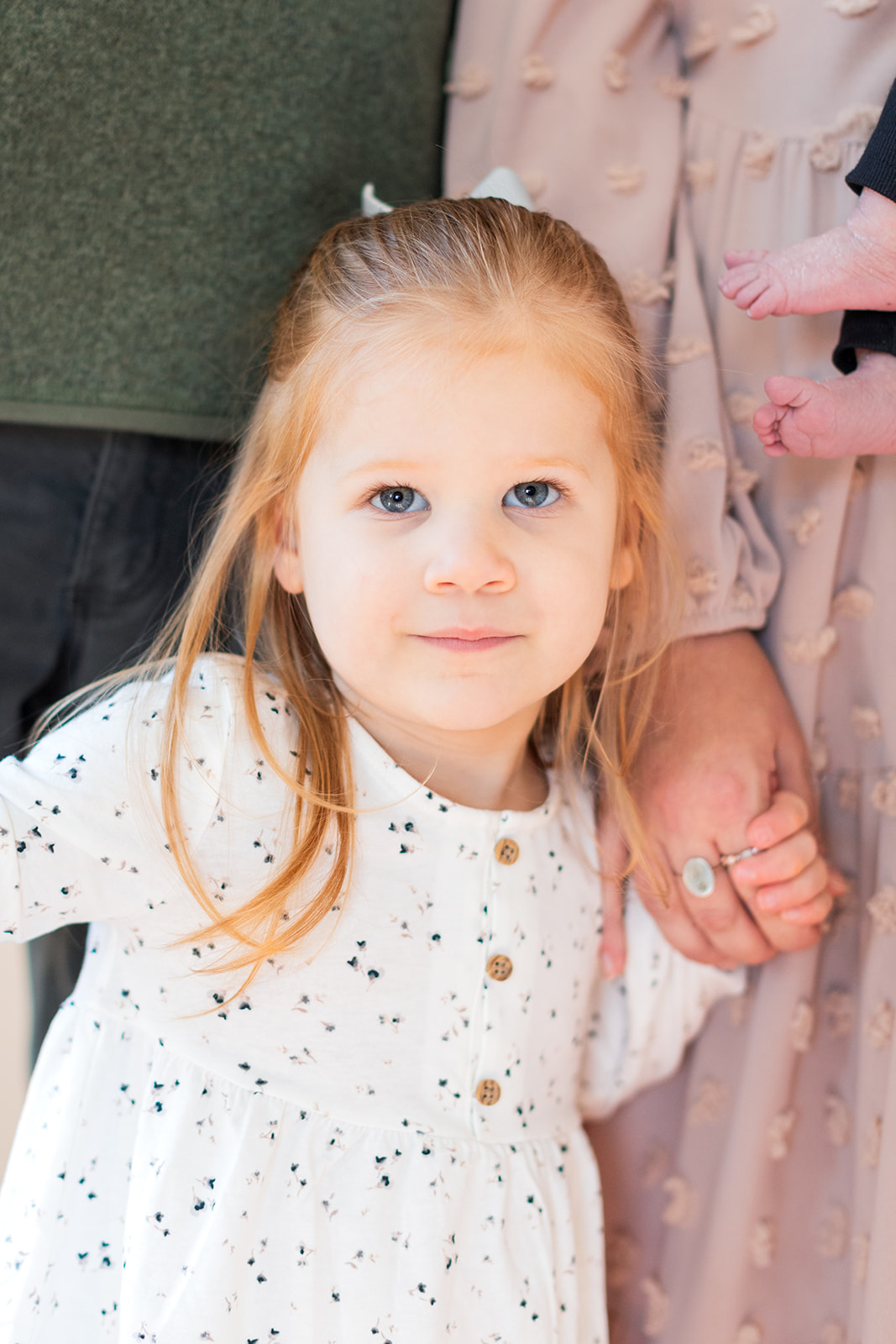 Newborn and family photography session in-home