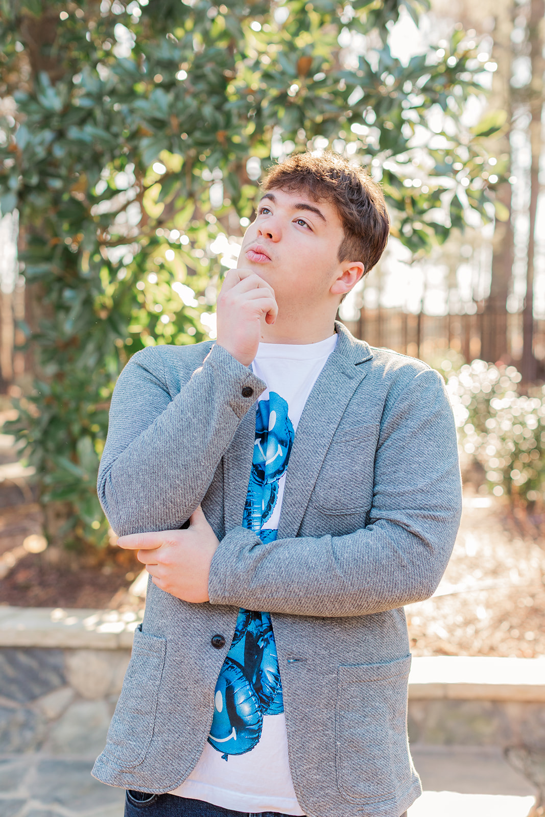 Fun senior photos for guys plus intentional posing in Statesville NC
